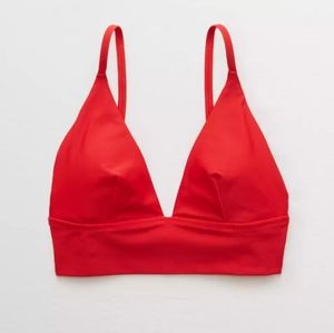 Aerie Longline Triangle Bikini Top